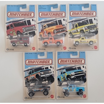 Matchbox 1:64 Zestaw Truck Series 2026 - 5 szt